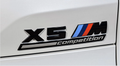 Gloss black X5M competition rear trunk logo emblem for BMW X5 X5M