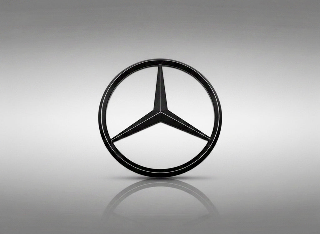 Gloss black G63 AMG V8 biturbo star trunk emblem badge W463 series 2011-2024