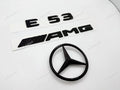 Gloss black E53 AMG rear star trunk emblem badge W214 Sedan 2023-2026