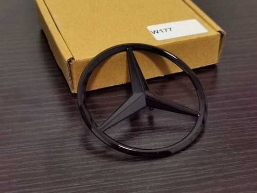 Gloss Black A35 AMG and Rear Star replacement PACKAGE Badge W177 A Class 2019-2026